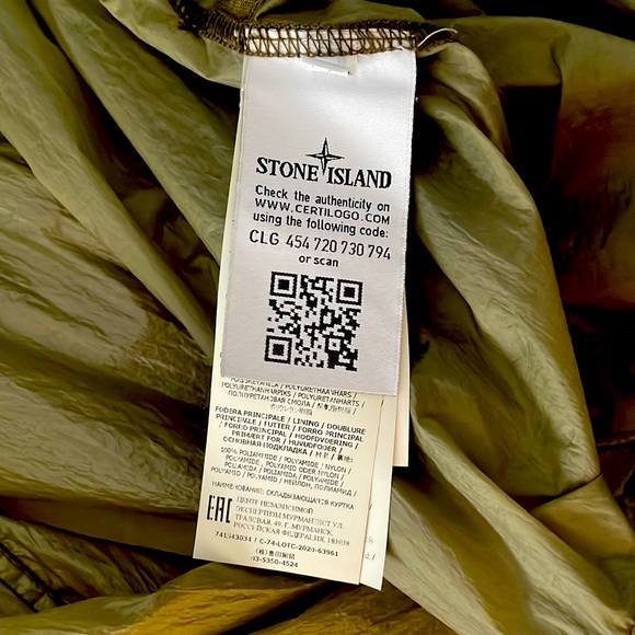 Stone Island Packable Rain Jacket. XL Extra Large - Picture 5 of 5